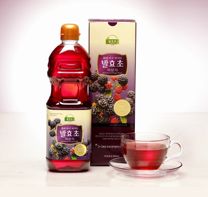 Wildberries vinegar drink